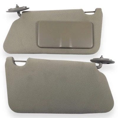 Pontiac Grand Am 2000-2005 par de parasoles laterales para conductor y pasajero tela gris Foto 1 de 4