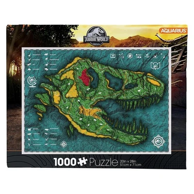 Rompecabezas de 1000 piezas Jurassic World Map Foto 1 de 3