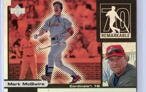 1999 UD  #M15 MARK McGWIRE "REMARKABLE" REFRACTOR - ST. LOUIS CARDINALS - Picture 1 of 1