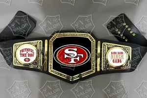 San Francisco 49ers Super Bowl NFL Football Championship Fan Belt 4mm Zinc - Picture 1 of 1