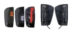 Smoke Lens Leds Tail lamp Lights Trim For Nissan Navara NP300 D23 2015 2019 - Picture 1 of 3