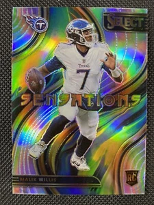 Panini Select 2022 Malik Willis Sensations Silver Prizm novato #SEN-21 Tennessee - Imagen 1 de 2
