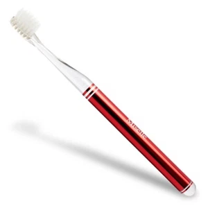 Luxury Toothbrush Crystal Clean Red Miselle Made in Japan - Picture 1 of 7