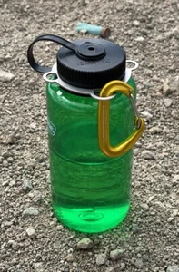 TactiTronics Nalgene HydroFlask Wide Mouth Bottle Lid Safety Tough Clip Holder - Picture 1 of 4