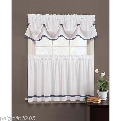 Пара Essential Home Tier Kate синяя - 57 x 24 дюйма - Изображение 1 из 3