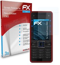 atFoliX 3x Pellicola Protettiva per Sony-Ericsson C902 chiaro