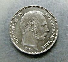 Danish West Indies KM70 10 Cents 1878 sharp original BU