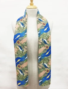 Warrina Designs Organic Cotton Scarf Authentic Australian Aboriginal Design - Imagen 1 de 4