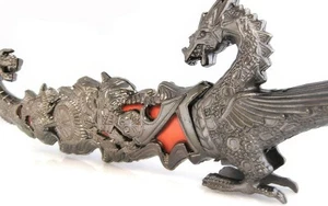 Brieföffner Fantasy Deko Drache Scheide braun-silber HC1036 - Bild 1 von 2