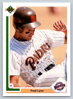 1991 Upper Deck #273 Fred Lynn San Diego Padres - Image 1 of 2