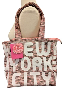 Robin Ruth New York rosa Camouflage Stoff Damen Beuteltasche Tasche 9,5 "x 9" x 4" - Neu mit Etikett - Bild 1 von 6