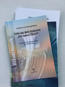 Noten. Herzogenberg. Suite aus dem Oratorium „Geburt Christi“ Partitur & Stimmen - Picture 1 of 1