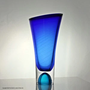 Goran Warff for Kosta Boda tall Zoom vase - Picture 1 of 5