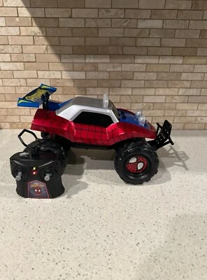 Spider-Man Turbo Boost R/C Buggy 1:14 Remote Control Car Jada Toys Marvel WORKS - Image 1 of 4