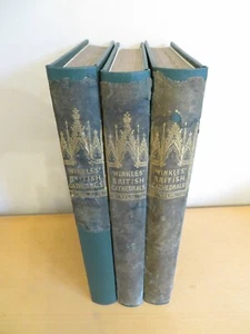 1836 WINKLES CATHEDRAL CHURCHES ENGLAND WALES 175plts 3 vols ARCHITECTURAL MOULE - Picture 1 of 12