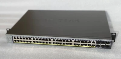 NETGEAR GS752TPSB V1H1 ProSafe 48 Port Gigabit Stackable Smart PoE Switch - Image 1 of 4