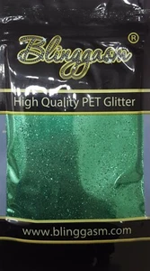 METALLISCH LÖSUNGSMITTELBESTÄNDIG GLITZER 3,5 OZ GEWICHT #33 B0610 WALDGRÜN - Bild 1 von 2