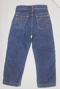 Vintage Boys Tex `N Jeans 20 x 17 1950`s Western Style Flannel Lined EXC - Picture 1 of 8