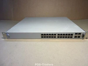 Nortel 5520-24T-PWR Baystack 24X 10/100/1000 Port Gigabit PoE Network Switch - Afbeelding 1 van 4