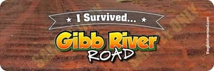 I Survived Gibb River Road Bumper Sticker - Kimberley Western Australia - Picture 1 of 1