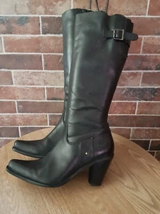 Bottes cuir ILARIO FERUCCI P39 comme neuves - Picture 1 of 11