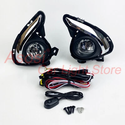 Conjunto de faros antiniebla para Mazda 2 Demio Hatchback 2015-2022 con bisel de cable interruptor de bombilla Foto 1 de 4