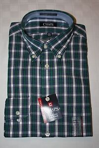 Chaps Classic Fit Wrinkle Free Men's Shirts NWT Assrtd Sizes, Colors & Patterns