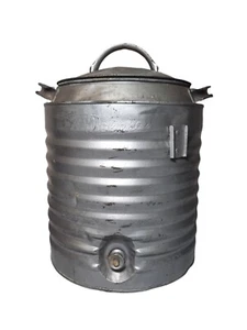 RARE Antique Galvanized Metal 5 Gal Water Cooler Can New Delphos Can Mfg Co HTF - Picture 1 of 11