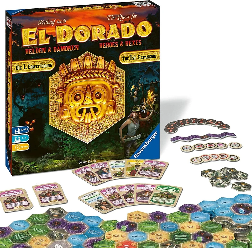 The Quest for El Dorado Heroes & Hexes Expansion_Brand New Sealed - Image 1 of 3