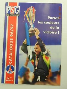 Catalogue PSG 1996/1997 - Maillot Vintage - Rare - LAMA Coupe des Coupes