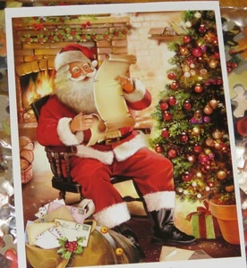 Classic Santa List Interlitho Designs 500 Piece Christmas Puzzle - Sealed Bag - Picture 1 of 3