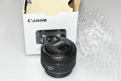 CANON EF 50mm f/1.8 STM LENS NEW W/BOX - Image 1 of 2
