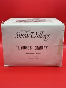 Department 56 Snow Village Series-J. Young's Granary (In Box) #5149-7 - Picture 1 of 7