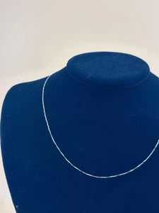 14k Gold Box Chain Solid Yellow Gold 0.5mm Spring Ring Clasp Necklace - Picture 1 of 7