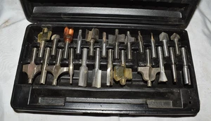BLACK & DECKER Router Bit Set 24 Piece Case Wrench Vintage Made in USA - Picture 1 of 3