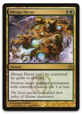 Abrupt Decay #141 (NM) Return to Ravnica RTR Magic MTG - Image 1 of 2