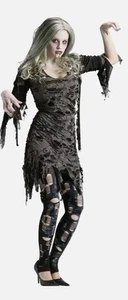 Rubies Living Dead Costume Adult Scary Zombie M/L 10-14 B2355 - Picture 1 of 4
