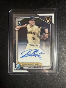 2024 Bowman Draft - Chrome Prospect Autographs Jaron DeBerry #CPA-JDE (AU, RC) - Picture 1 of 2
