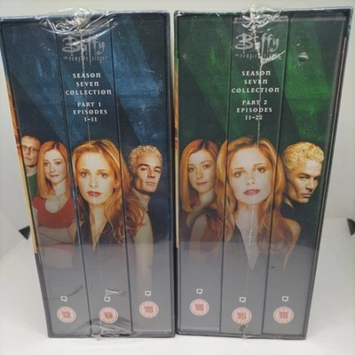 BUFFY THE VAMPIRE SLAYER SEASON 7 COMPLETE AND SEALED VHS BOX SET - Image 1 of 4