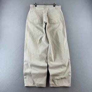 Vintage Levis Silvertab Baggy Pants Mens $$ (Fits 31x29) Beige Khaki - Picture 1 of 21