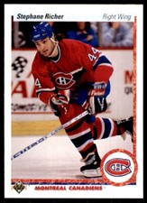 1990-91 Upper Deck Stephane Richer Hockey Cards #276