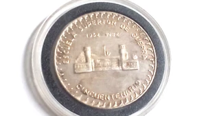 Mexico 1932-1982 ESCUELA SUPERIOR DE GUERRA SILVER 25g - Picture 1 of 2