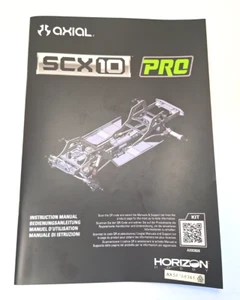 Axial SCX10 Pro 1/10 4WD Scaler Rock Crawler Kit owners manual AXI03028 - Picture 1 of 2