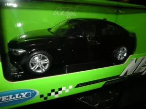 1:18 Welly BMW 335i F30 2011-2019 black/negro en embalaje original - Imagen 1 de 1