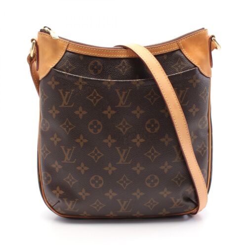 LOUIS VUITTON（LV） Borsa a tracolla Louis Vuitton Odeon PM M56390 Monogram pelle marrone usata