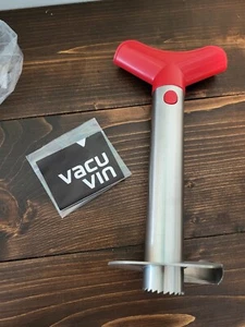 Vacu Vin Pineapple Slicer Stainless Steel Fruit Tool Red handle , EUC - Picture 1 of 7