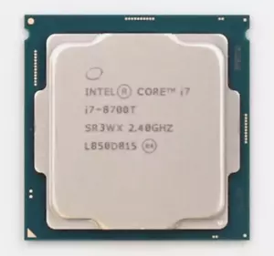 Intel Core i7-8700T SR3WX 6 Core 12 Threads 2.40GHz LGA1151 CPU processor - Picture 1 of 3