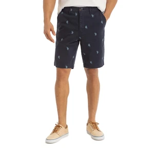 Polo para hombre azul marino EE. UU. Assn. Corto delantero plano talla 44 9" entrepierna - Imagen 1 de 3