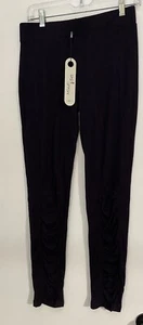 XCVI By Wearables Legging Womens Small Dark Plum Stretch Rushed , NWT - Picture 1 of 5