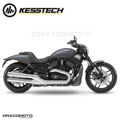 Harley VRSCDX 1250 Night Rod Special 2012 Auspuff KESSTECH Chrom 4806-742N - Bild 1 von 4